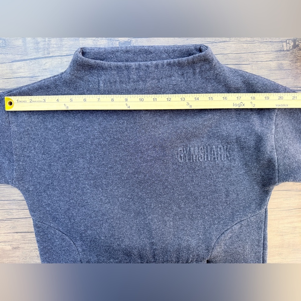 Gymshark So Soft Pullover Funnel Neck Tunic Length Sweatshirt Sz Small - Picture 15 of 16